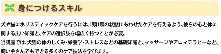 2006年の開講以来、8,400人以上の受講生が学ぶ『ホリスティクケア・カウンセラー養成講座』とは？